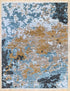 9 X 12 Ft Indoor Area Rug, Multi Color Abstract Design Rug, Indian Hand Knotted Rug, Oriental Rug, Living Floor Rug Home Decor